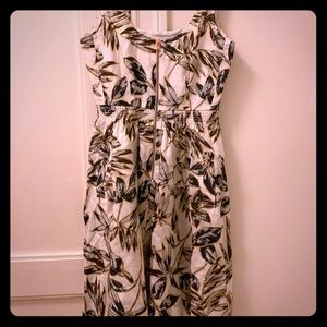 Linen J Crew women’s patterned summer dress